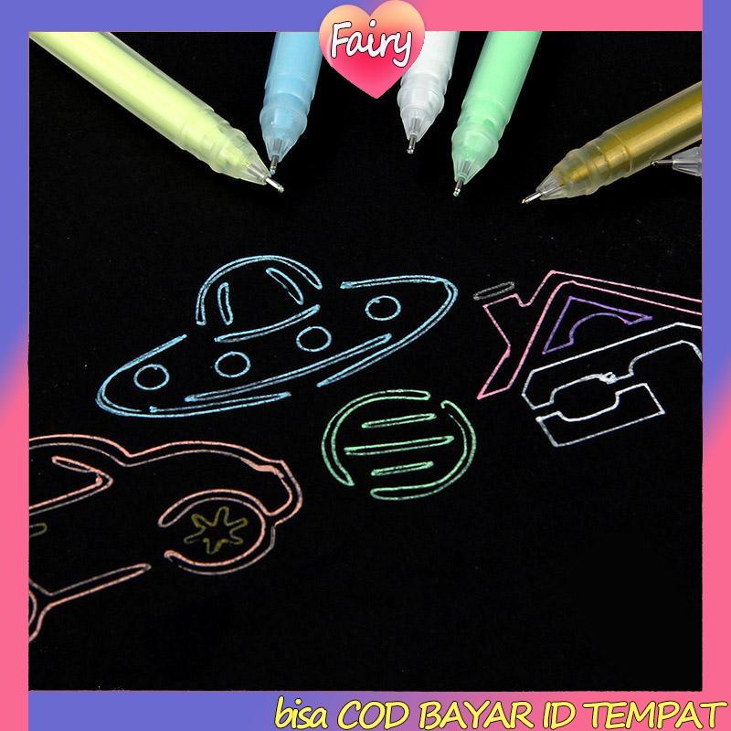 

Warna Pena Gel Berkapasitas Besar Akun Tangan Tanda Siswa Sorotan Album Flash Pen F