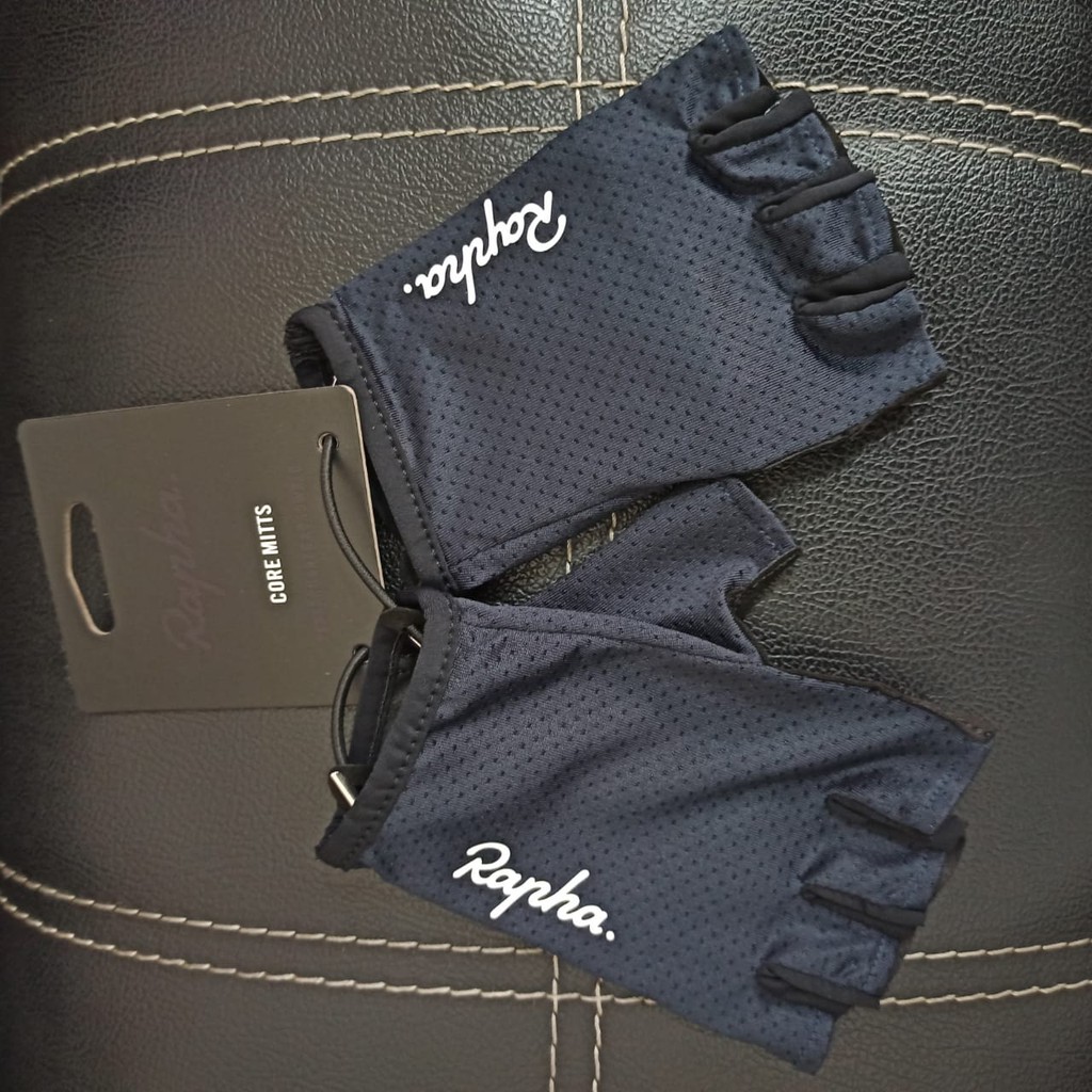 Glove RAPHA Sarung tangan CORE MITTS NAVY Cycling Gowes Sepeda Gloves