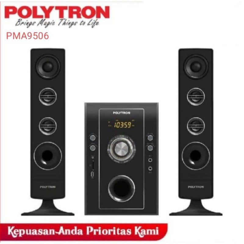 POLYTRON PMA 9506BA Multimedia Audio Speaker Bluetooth PMA9506 PMA9506BA PMA 9506 BA