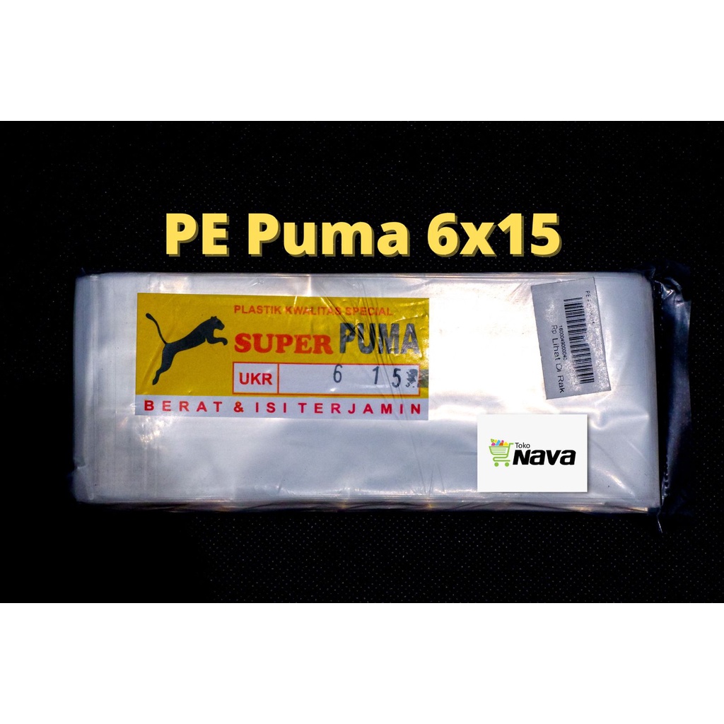 Plastik Es Merk PE PUMA 6x15 cm