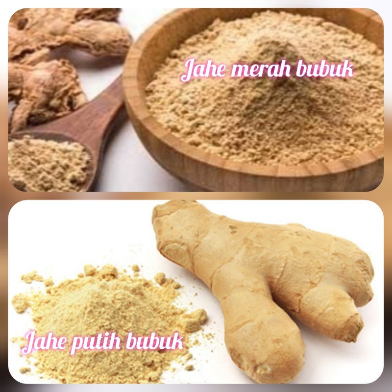 

Jahe Putih Bubuk dan Jahe Merah Bubuk Murni Tanpa Campuran / Ground Ginger