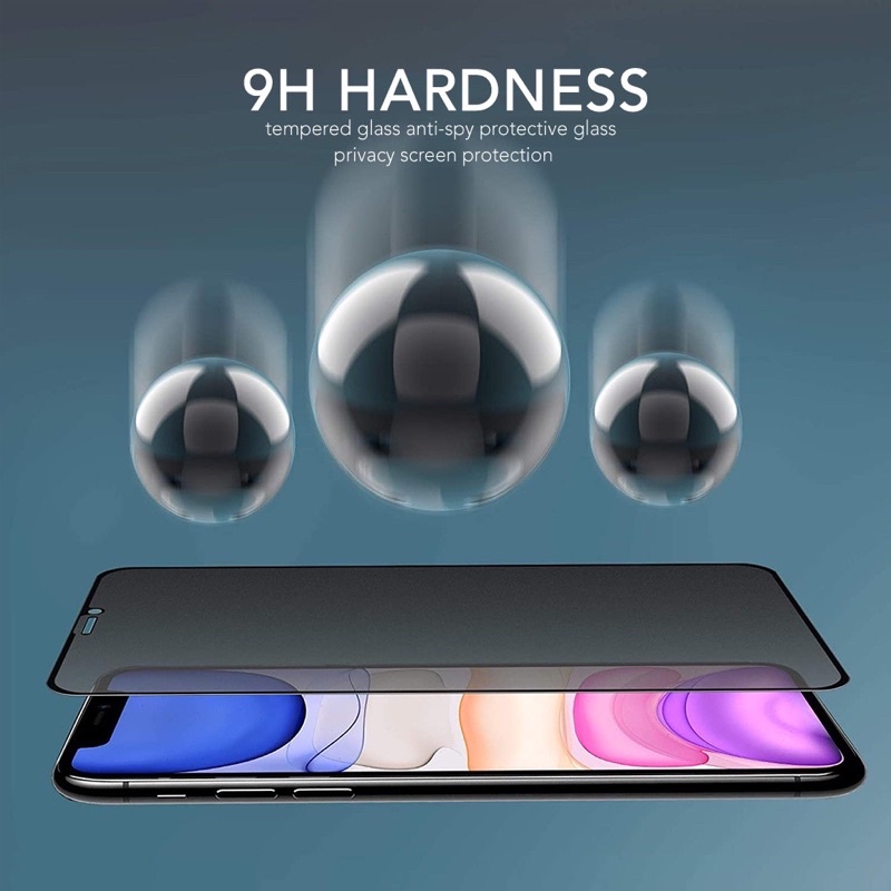 OPPO A12 A15 A15S A16 A31 A3S A5S A57 2022 A11K A7 A52 A53 A72 A92 A52020 A92020 F7 F9 Anti Spy / Anti Gores Kaca Spy Tempered Glass Anti Spy Full Cover