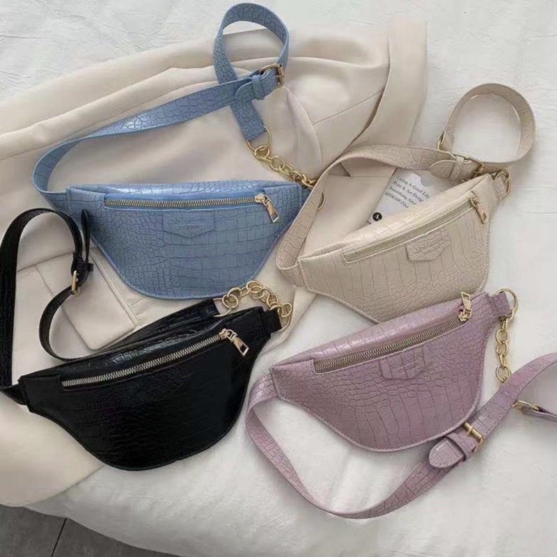 Vanya Sling Bag Croco / Waist Bag croco