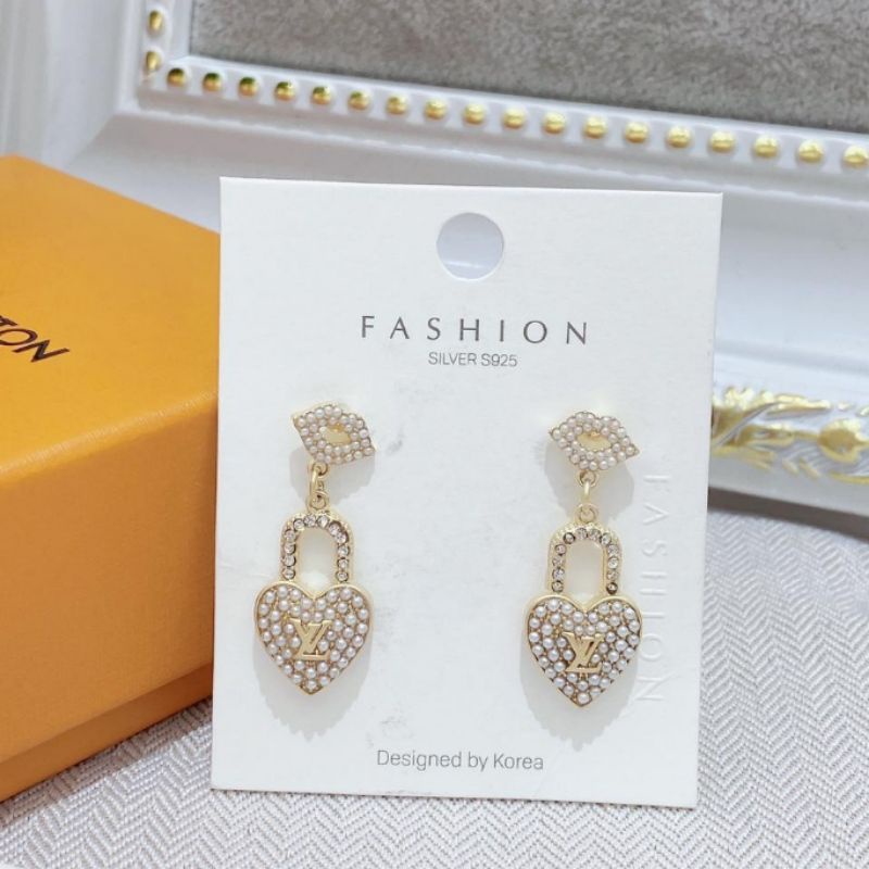 Anting Silver925 Perak elv mutiara Premium Quality Anti Karat anti alergi 02