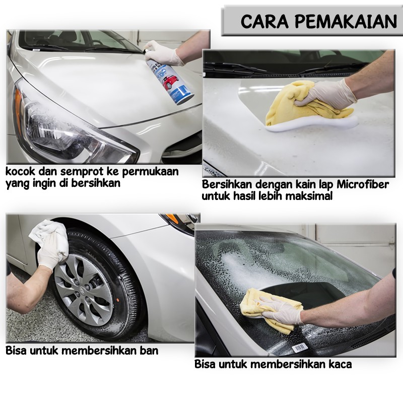 3M Auto Semprotan Pembersih Mobil/Motor 16 OZ Tanpa Air Waterless Wash &amp; Wax Spray 3M-39110