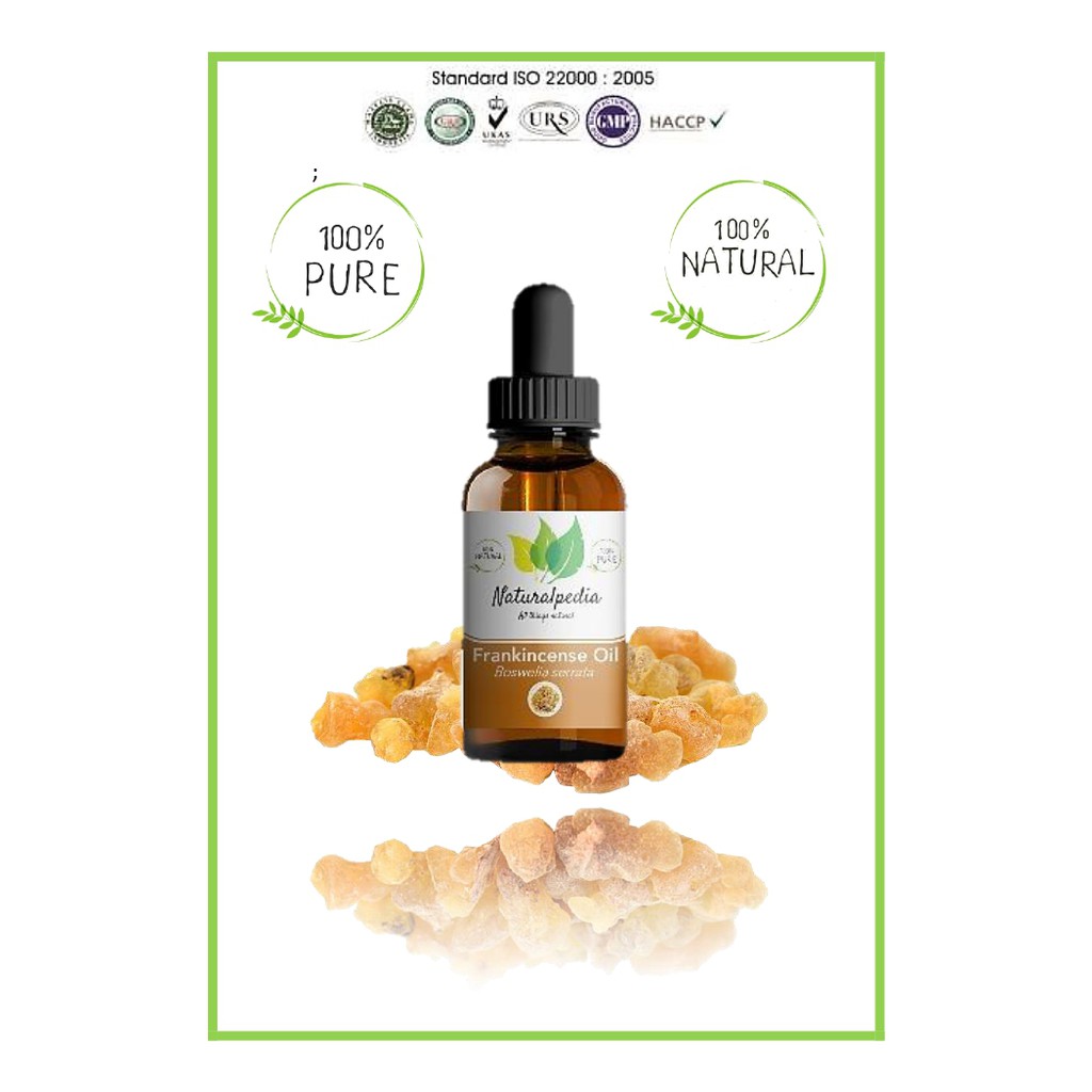 Pure Frankincense Essential Oil 30ml / Minyak Atsiri Esensial Kemenyan Boswellia Asli Murni