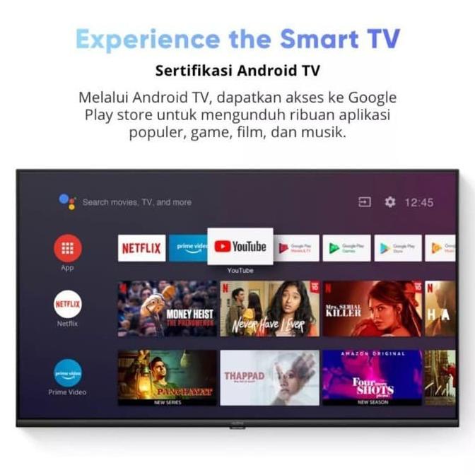 Realme Smart Tv 43" Inch Garansi Resmi Realme Android Tv