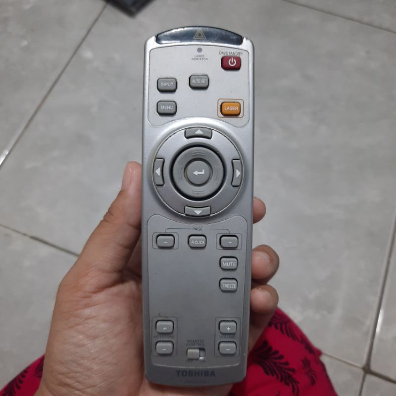 REMOTE REMOT PROYEKTOR PROJECTOR TOSHIBA CT-90297 ORIGINAL ASLI