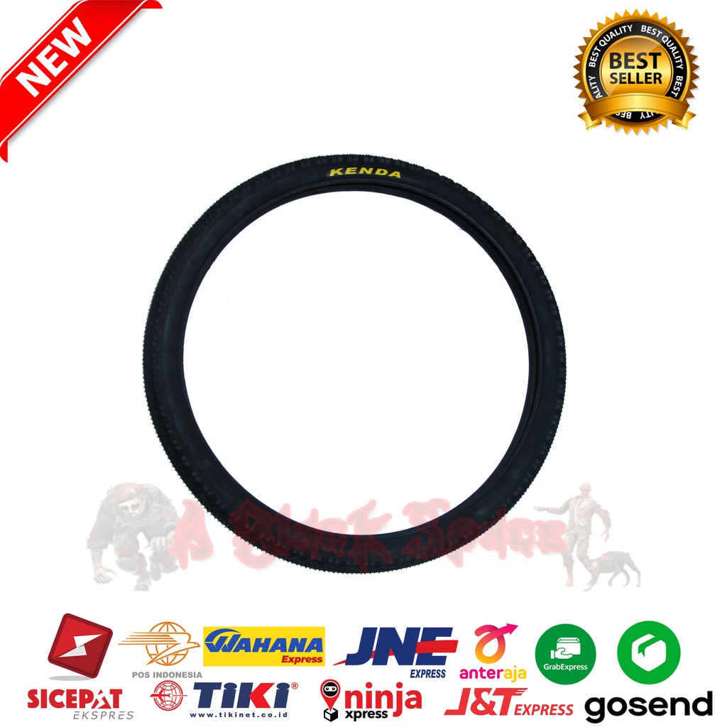 Ban Luar Hitam Sepeda 20 X 1.75 (47-406) Merk KENDA Ban Luar Sepeda BMX Minion Lipat kembang Tahu