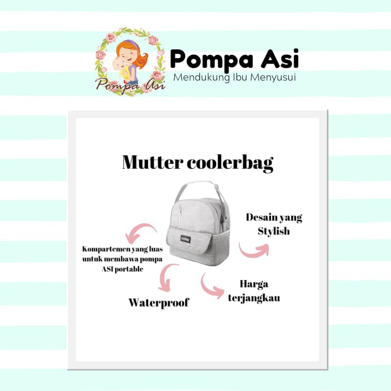 Mutter Coolerbag / Tas Penyimpan Asi Mutter / Cooler bag Mutter