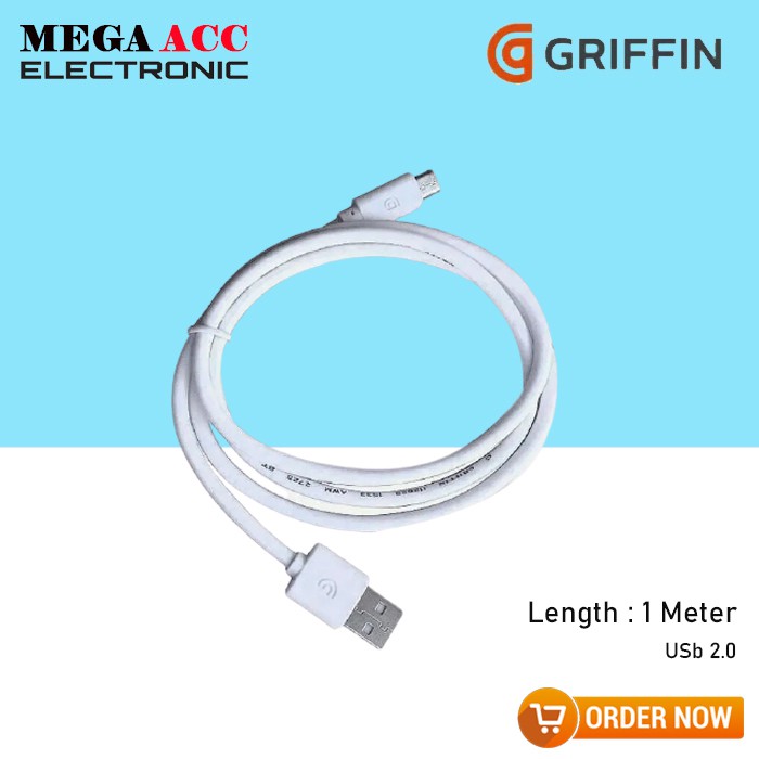 Kabel Griffin Micro Usb -  Kabel Data Kabel Charger Micro Usb Panjang 1 Meter