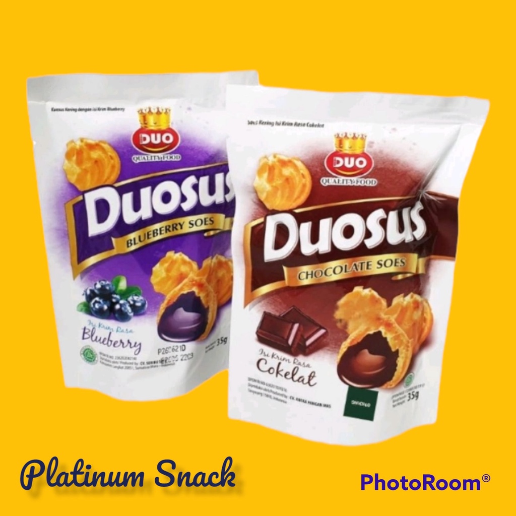 

Duosus 35 g | Chocolate Soes | Blueberry Soes