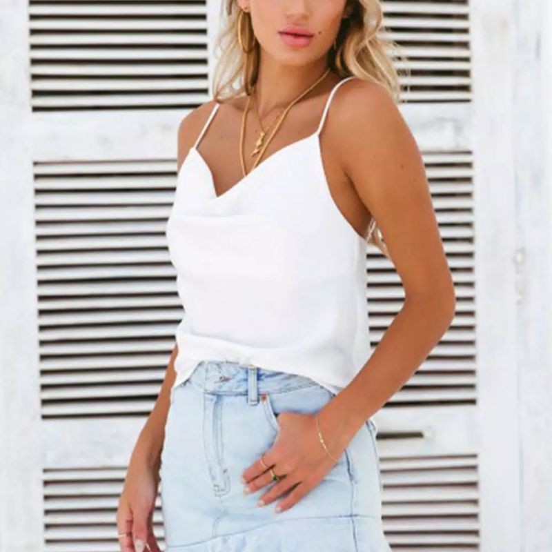 [READY bisa COD] KOREAN TOP SATIN/TANK TOP SATIN/ATASAN WANITA/ATASAN CANTIK/ATASAN CASUAL (XS-XL)-6