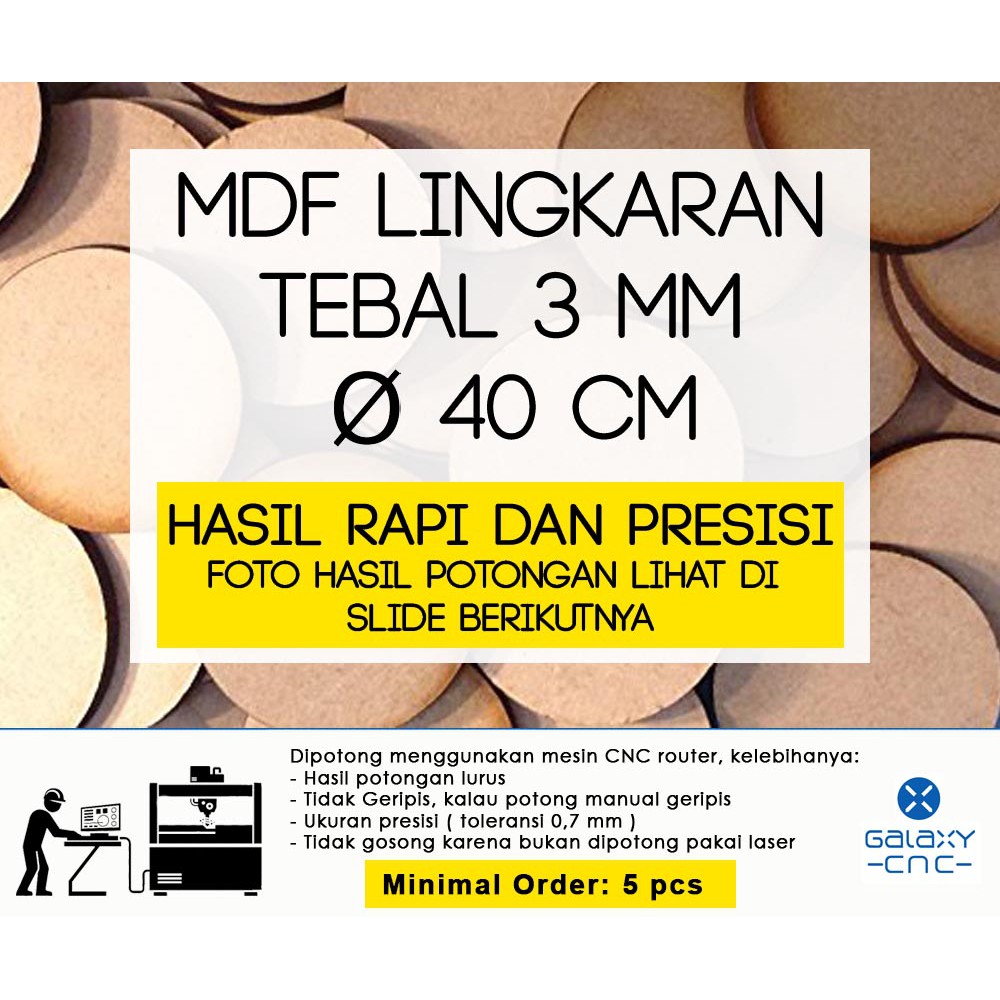  Papan  Kayu  Lingkaran MDF 3  mm Diameter 40 cm  Shopee 