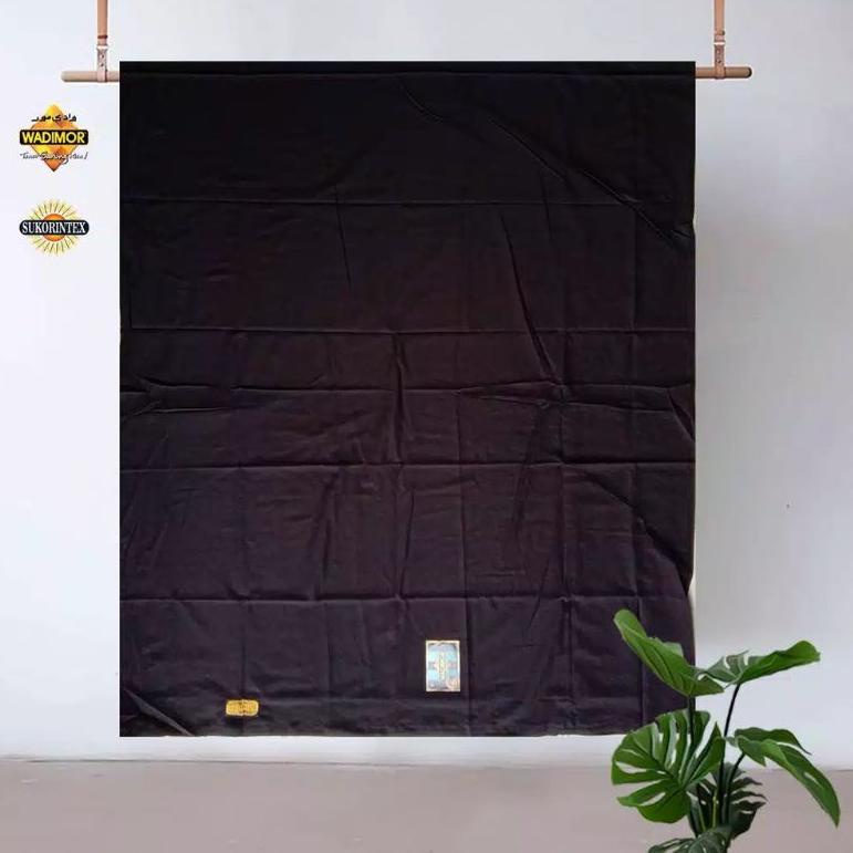 [KODE PRODUK MLQ0M3447] SARUNG WADIMOR HITAM gold dewasa hitam polos ada tumpal atau tanpa tumpal sa