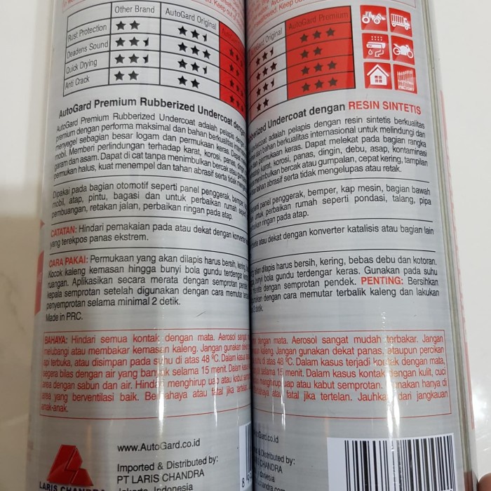 Penray Undercoat Pelapis Flinkote Anti Karat Mobil  Peredam Suara