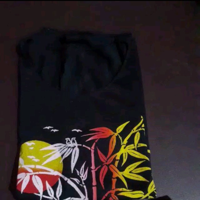 SYF Kaos Bambu Khas Bali Bahan Lembut L dan XXL - Hitam, L KODE 14622