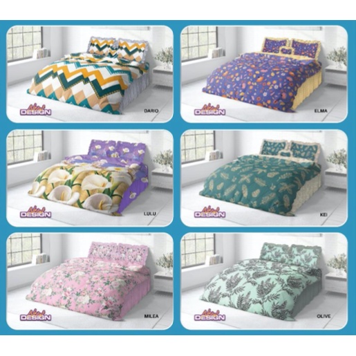 SPREI CALIFORNIA 180x200 MOTIF TERBARU (BISA COD) part 1