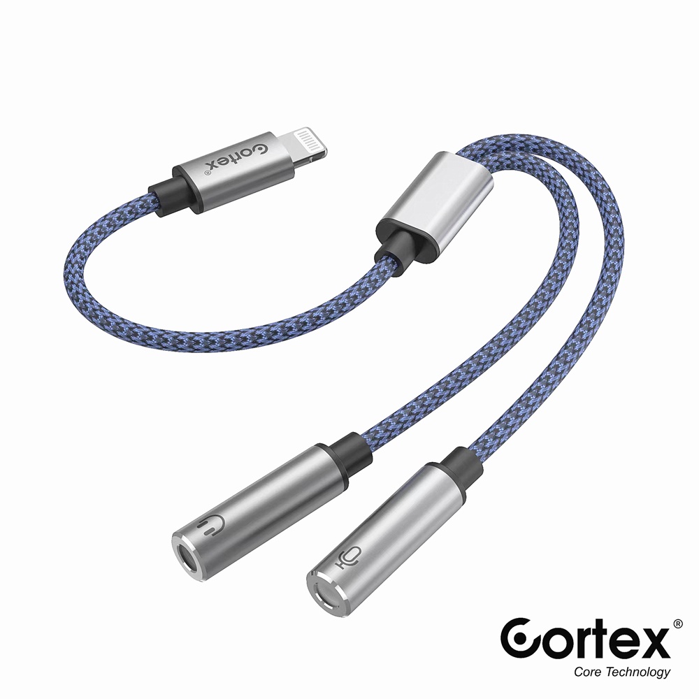 Cortex MH252 Audio Splitter IP Lightning to dual female 2in1 Kabel Audio &amp; Audio Earphone