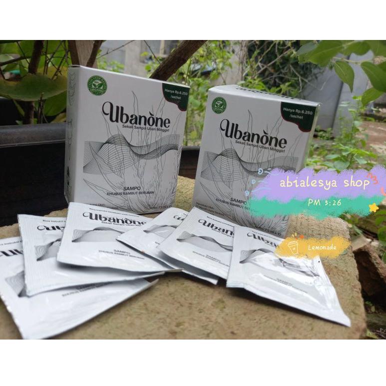 [KODE PRODUK 70PSG4456] shampo penghilang uban Ubanone 1 box(10pcs)