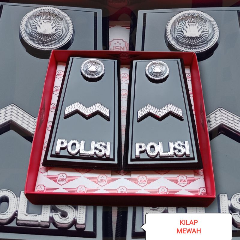 PANGKAT AIPDA FULL KILAP,PANGKAT PDH AIPDA,PANGKAT PDH ACRILIK KILAP,ATRIBUT POLRI,AKSESORIS POLISI,