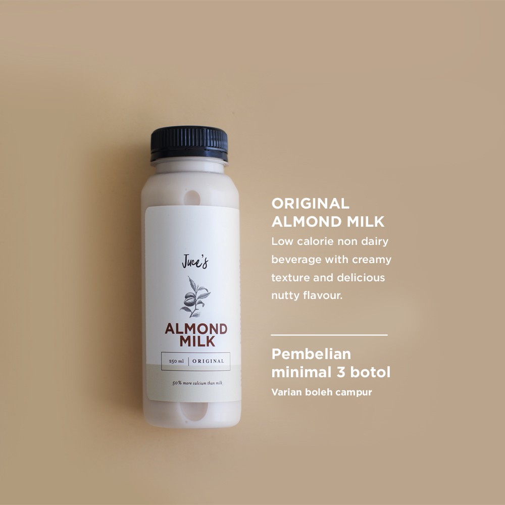 

Juce's Almond Milk 250 ml (SURABAYA only)