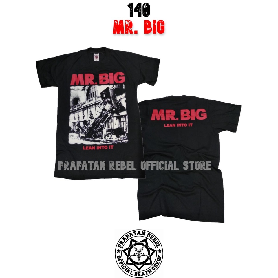 Kaos Pendek Rock MR. BIG / Kaos Oblong Musik Rock Punk Metal Original PRAPATAN REBEL