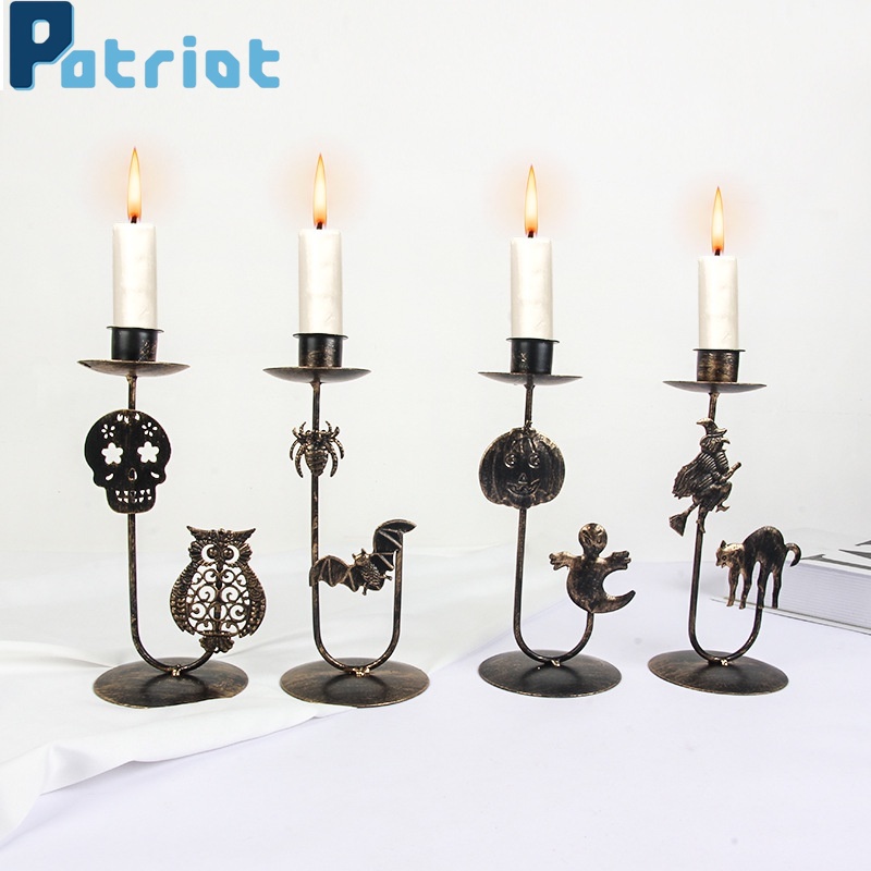 [ Halloween decoration creative candle holder Decoration For Home Home Living Room Halloween Xmas ]