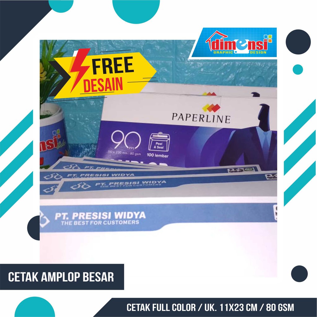 

Cetak Amplop Besar Full Color / Amplop Custom