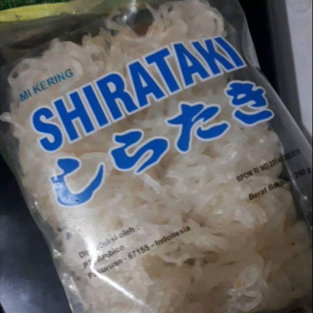 

DRY SHIRATAKI / MIE KERING SHIRATAKI 250 GR