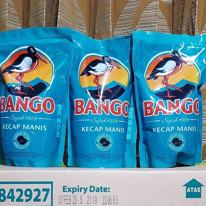 

Kecap Manis Bango 520mL Kemasan Pouch Refill