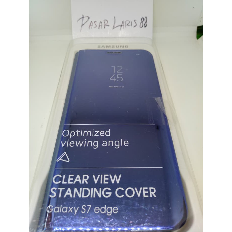 Flip Cover Clear View Cover Standing Samsung S7 Edge