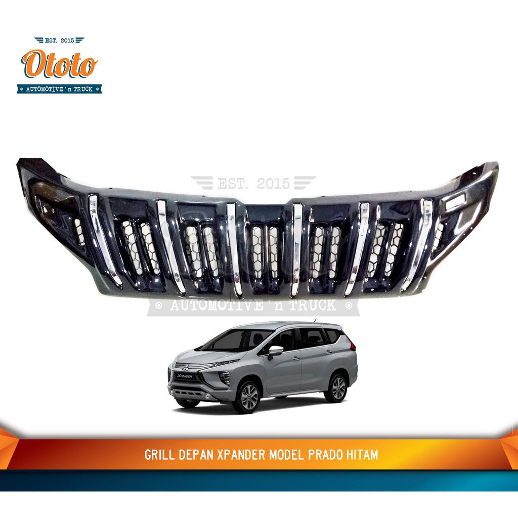 Grill depan XPANDER Model PRADO hitam