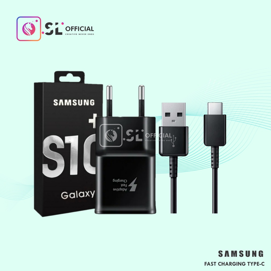 CHARGER SAMSUNG TYPE C ORIGINAL FAST CHARGING FOR S10 S10+ S8 S8+ S9 S9+ NOTE 8 NOTE 9