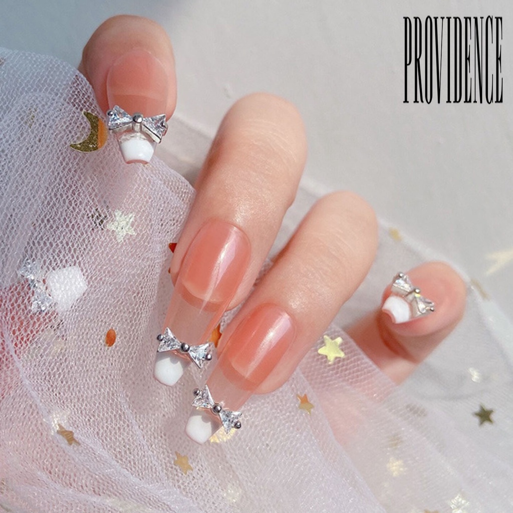 5 Pcs Perhiasan Nail Art Efek Visual Berkilau Tahan Lama Untuk Dekorasi Salon