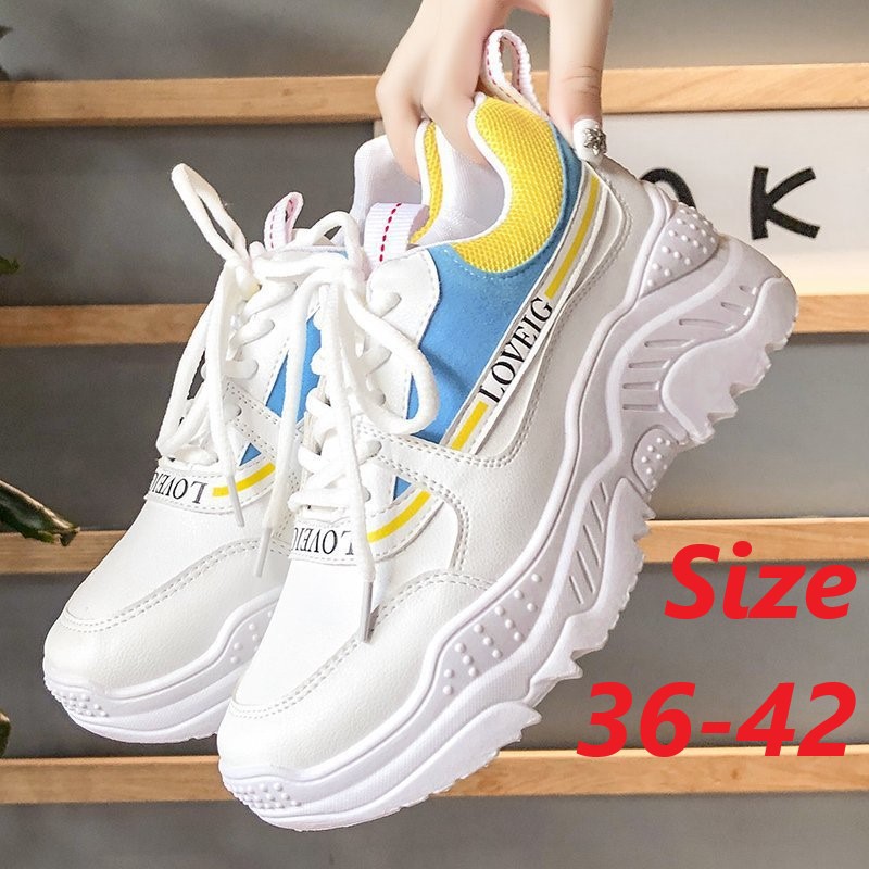 Sepatu Putih Wanita Import Sepatu Sneaker Olahraga Perempuan Sneakers Fashion Cewek Terbaru SP-056