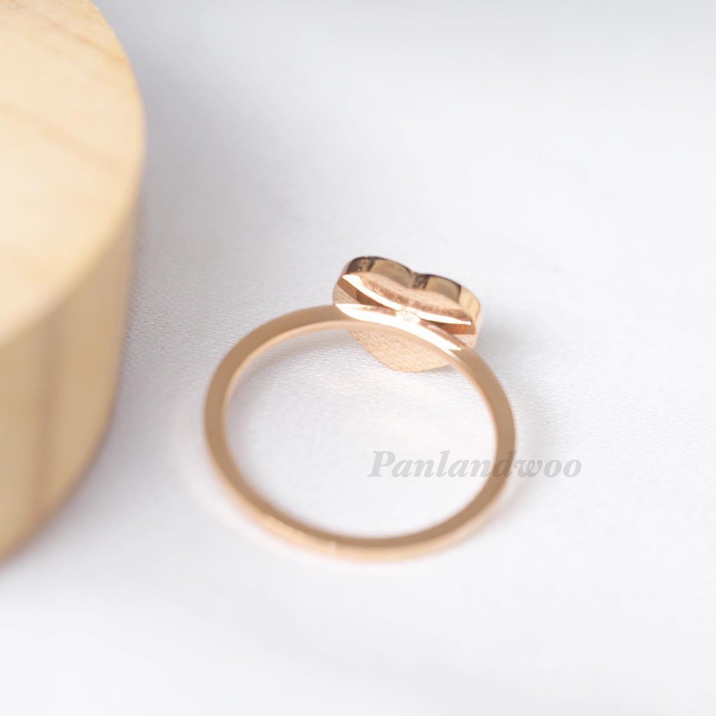 Panlandwoo - Cincin Titanium Wanita Lovin