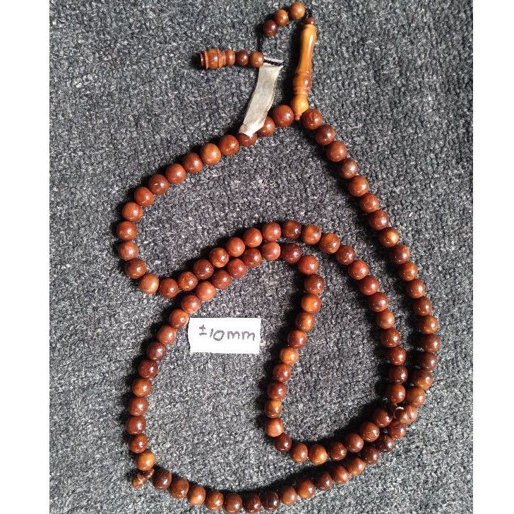 tasbih kokka bulat  ± 10 mm ( 10mm ) 99 butir