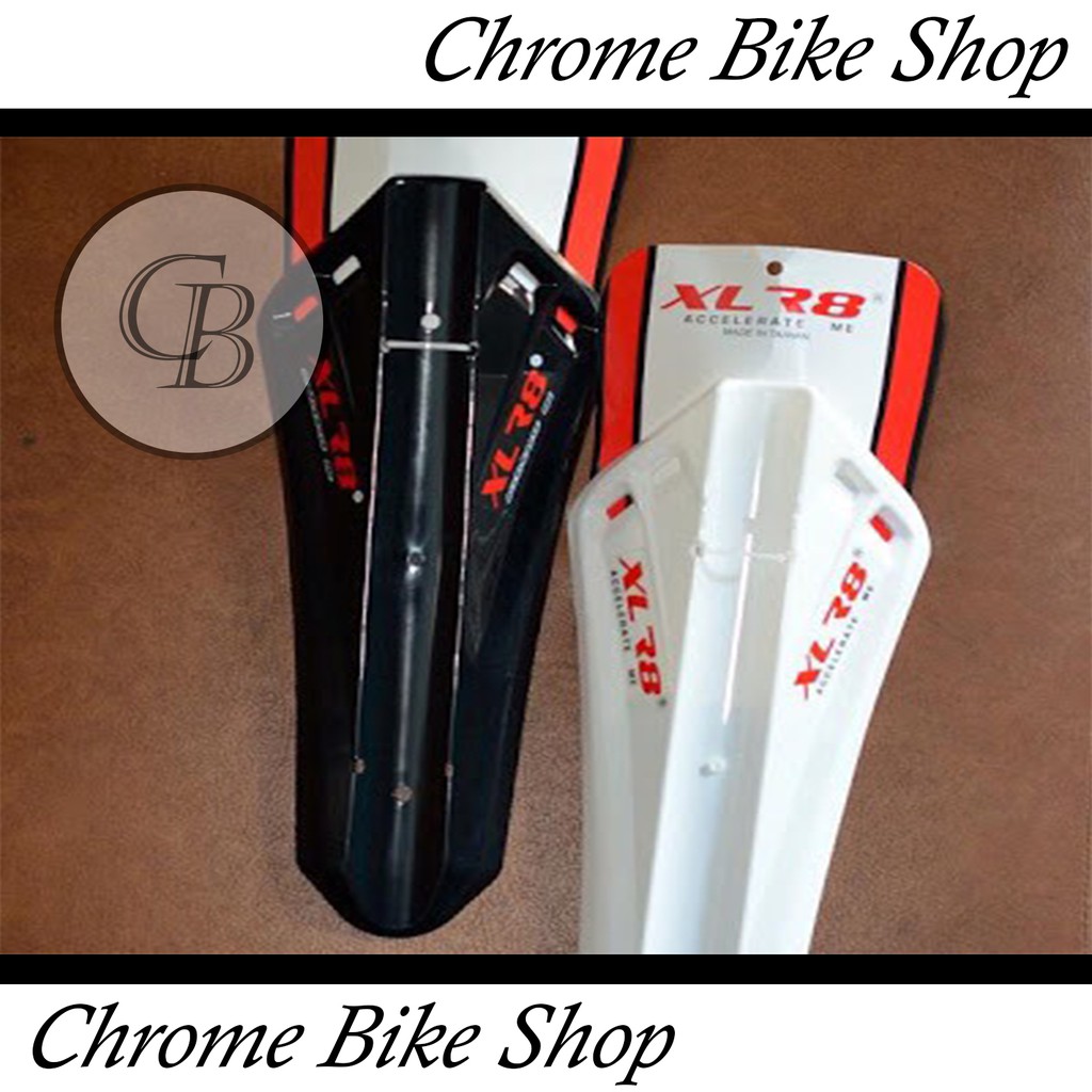 Fender Mudguard Spakbor MTB Downtube Hitam Putih Merah Sepeda Merk XLR8 Depan Saja Murah Ori Origina