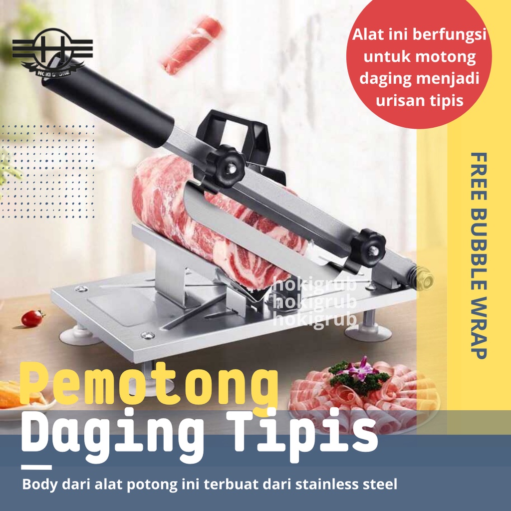 Alat Pemotong Daging Tipis Alat Slice Daging Meat Lamb Cutter Machine