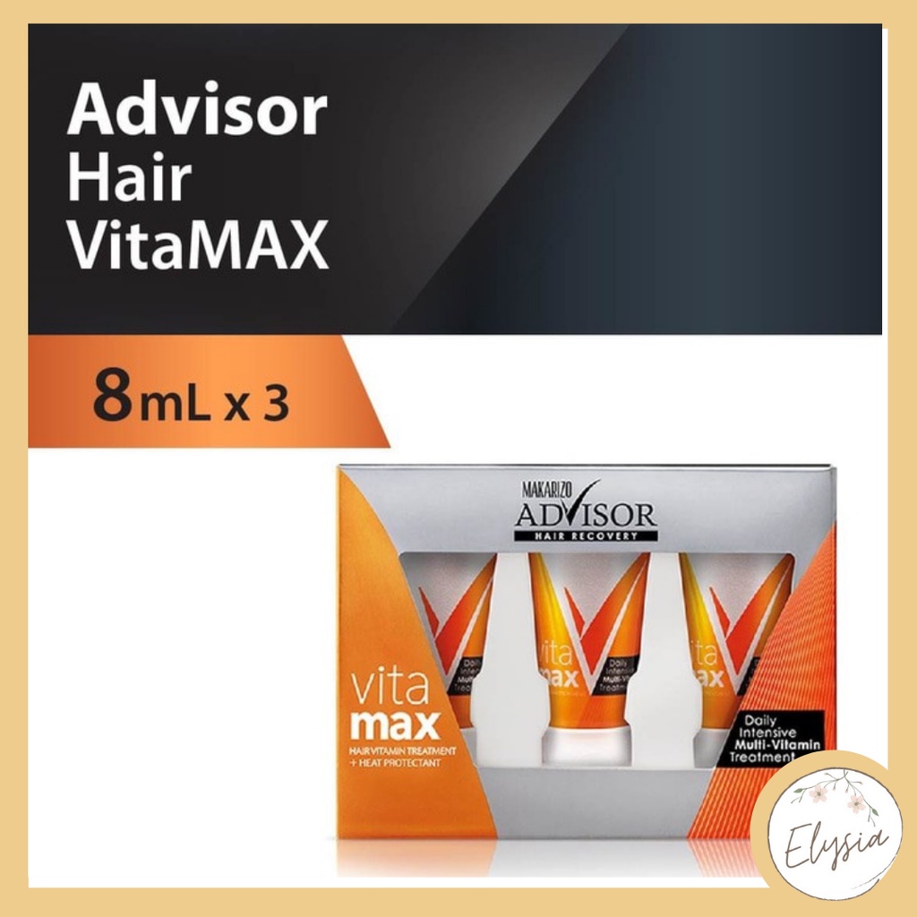 ✨ ELYSIA ✨ Makarizo Advisor Hair Recovery Vitamax 8ml /50ml - Vitamin Rambut / Serum Rambut / Hair Vitamin