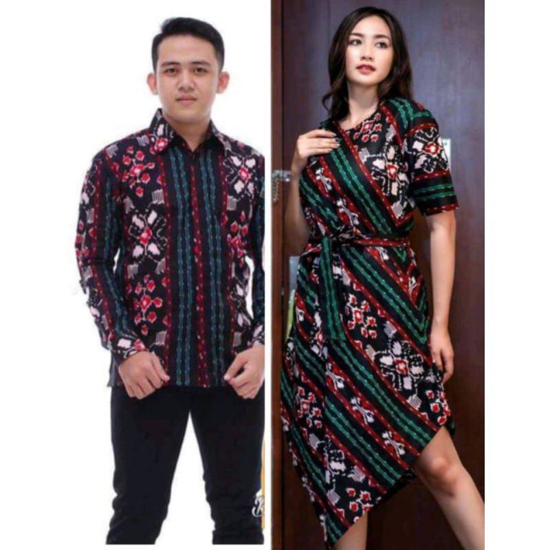 DRESS BATIKMOTIV SONGKET