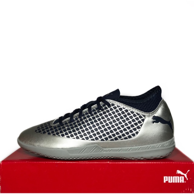 Sepatu Futsal Puma Future 2.4 IT Silver 104842-04 ORIGINAL BNIB