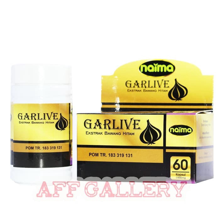 Garlive Naima Bawang Hitam 60 Kapsul