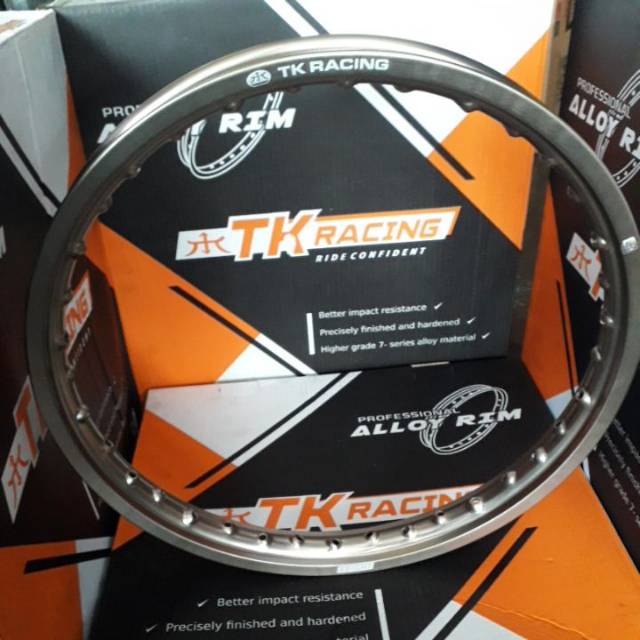 Pelak TK RACING bronze bright 140×17 tipe petak harga satuan