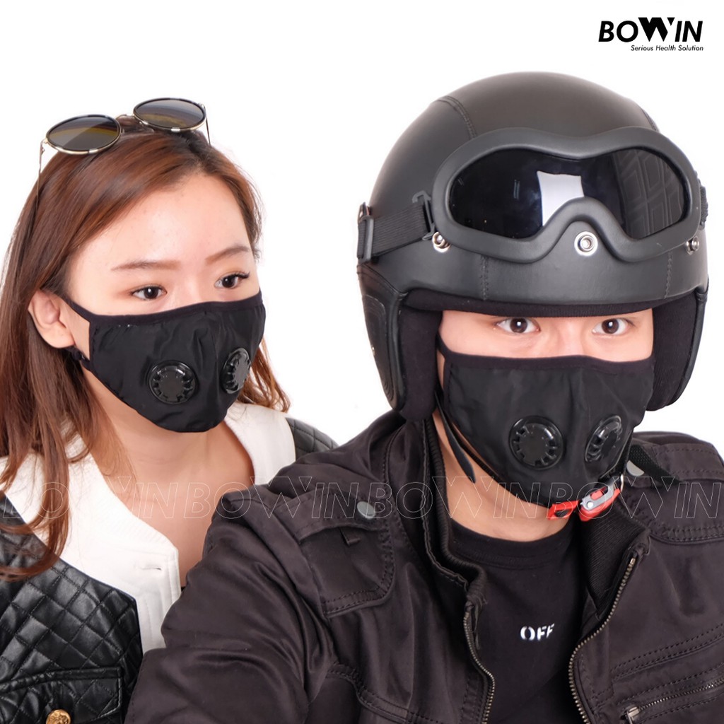 Bowin Masker N99CV - Masker Motor / Masker Polusi / Masker Motor / Masker Bakteri / Masker Kain