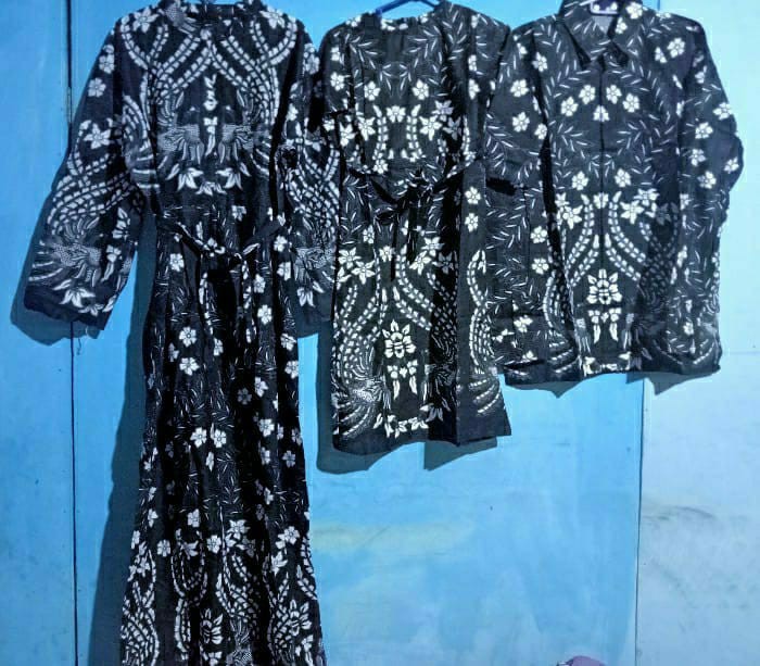 Batik Couple Keluarga Sania Ruffle Ori Ndoro Jawi Dnt Terbaru