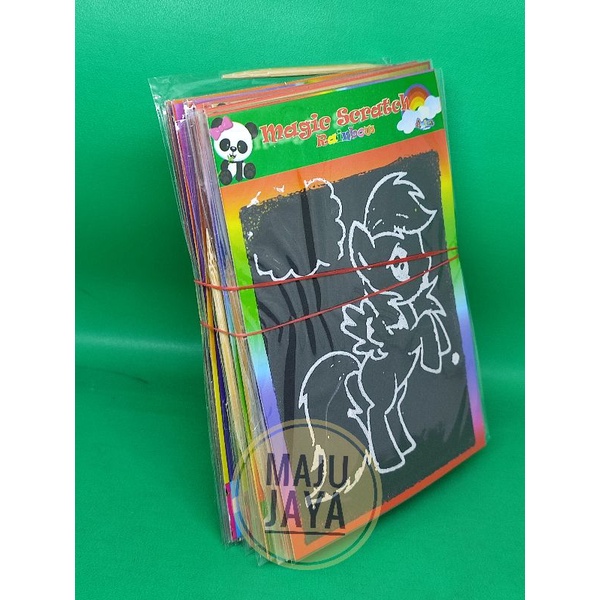 Gosokan Magic Scratch Arsir Karakter Isi 20 Pcs