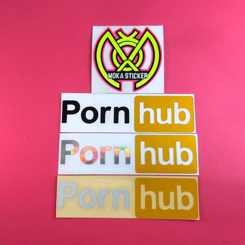 STICKER PORN HUB CUTTING