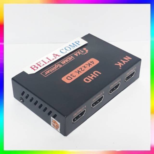 NYK HDMI Splitter 4 Pot Full HD / Splitter HDMI 4 Port